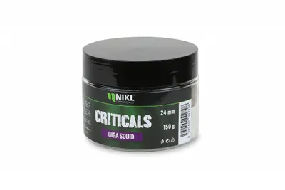 Obrázek produktu pro Nikl Criticals Boilie Giga Squid 250 ml 20 mm