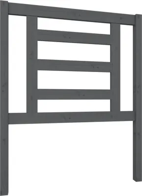 Obrázok produktu pre vidaXL Čelo postele Grey 81x4x100 cm Masívne borovicové drevo