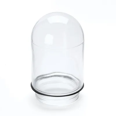 Produktbild von Ersatzglas Lampenschirm klar mit Dichtung, Gewindeglas Ø100mm / Gewinde 84,5mm 60W Glas Außenbereich, Transparent