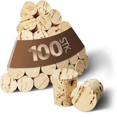 Produktbild von Kegelförmige Korken für Reagenzgläser, 100 Stück
