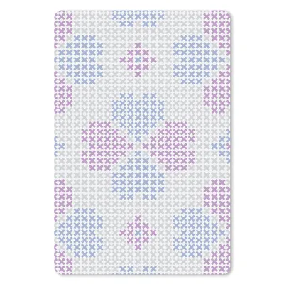 Produktbild von MuchoWow® Mauspad Mousepad Klee - Muster - Violett 40x60 cm - Mousepads - Maus Mat - Pad - Mausunterlage - Schreibtisch Accesoire