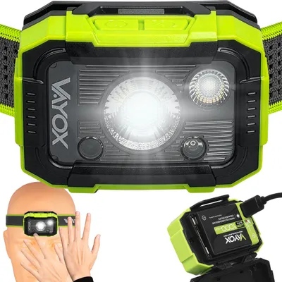 Obrázek produktu pro Vayox VA0415 Pro Series | 500lm | OSRAM P8 + SMD | Dual Hammer | 4 režimy | USB-C | Black