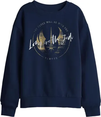 Produktbild von Star Wars: Obi-Wan Kenobi - "Long Live The Jedi" Sweatshirt für Kinder TV30046 (128) (Marine)
