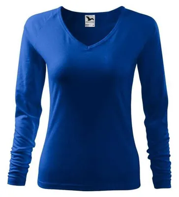 Image de Malfini - T-shirt « Elegance » pour femmes, manches longues PP13005 (M) (bleu)