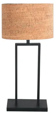 Produktbild von Tischlampe - natürlich schwarz - Stang - metall textil - Ø 30cm - E27 - 4364ZW - Steinhauer