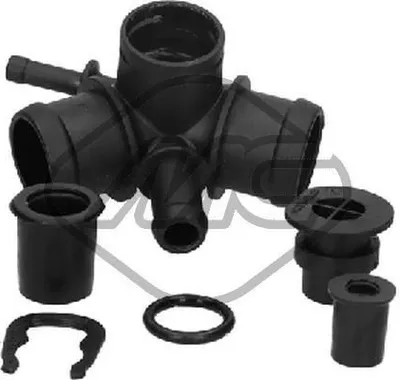 Produktbild von Metalcaucho 03604 Kühlmittelflansch für VW Golf IV Schrägheck (1J1) Wasserflansch
