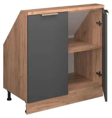 Immagine prodotto di Mobile sottotetto Vicco Rion Antracite-oro 80 x 81.6 cm con 2 porte, Model 59736