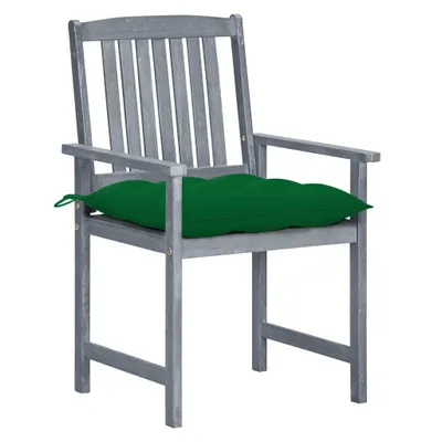 Produktbild von VidaXL 3078254, Terrasse, Gepolsterter Sitz, Akazienholz, Grün, Polyester, 610 mm