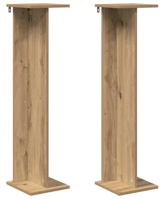 Obrázek produktu pro vidaXL Stojan na květiny, 2 ks, dub Artisan, 25 x 25,5 x 100,5 cm