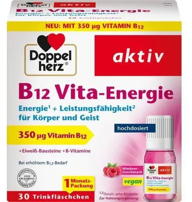 Obrázek produktu pro Doppelherz B12 Vita-Energie Ampule na pití 30 ks