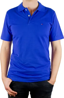 Produktbild von Hilfiger Denim Herren Poloshirt Roonie polo Shirt Short Sleeve / 1657492653 SP12SHIP1A, Farbe Blau 409 Peacoat, M