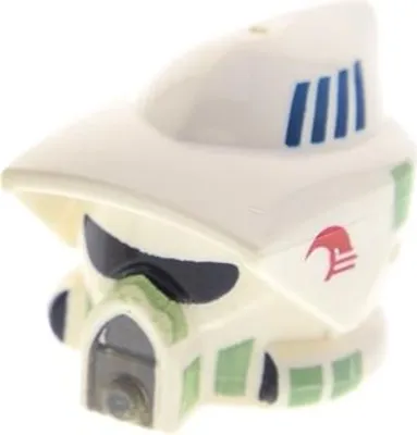 Produktbild von 1x Lego Helm Minifigur weiß Star Wars Clone ARF Trooper 7913 sw0297 92742pb01