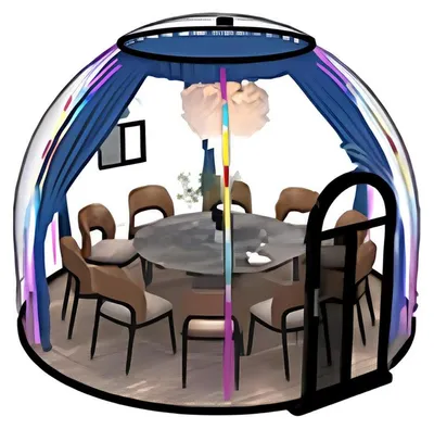 Produktbild von Großer Gartenpavillon für 10–12 Personen Robuster Pavillon mit UV-Schutz