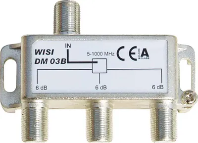 Immagine prodotto di WISI DM-03B Distributore BK a 3 vie, 6dB