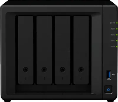 Produktbild von Synology Desktop 4-BAY QUAD CORE 2GB RAM