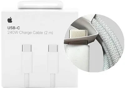 Produktbild von Daten-/Ladekabel - USB-C auf USB-C (Apple MU2G3ZM/A) 240W - 2m - Verpackungsschaden