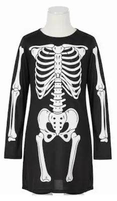Image de PartyPro costume halloween squelette 10/12 ans