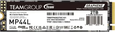 Produktbild von Team Group MP44L TM8FPK002T0C101, 2 TB, M.2, 4800 MB/s