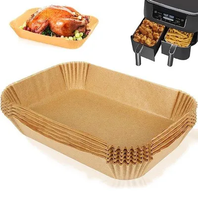 Immagine prodotto di Fogli di carta da forno per friggitrici ad aria calda, adatti ai modelli XL - 100 fogli