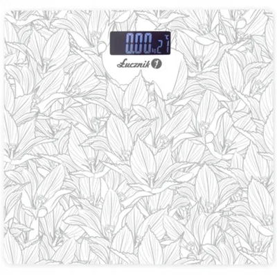 Produktbild von Elektronische Badezimmerwaage Bs-973, Glas 150kg, LCD 0,1 kg, 2xAAA Lucznik