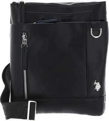 Produktbild von U.S. POLO ASSN. Umhängetasche Cambridge Flat Crossbody Bag Black schwarz