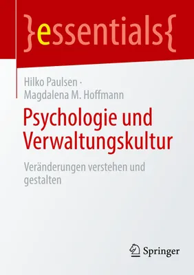 Produktbild von Psychologie und Verwaltungskultur
