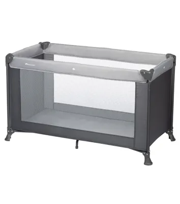 Produktbild von Bebeconfort Reisebett Soft Dreams, Zusammenklappbares Kinder-Reisebett inkl. Transporttasche, Höhenverstellbar und inkl. Matratze, Tinted Graphite