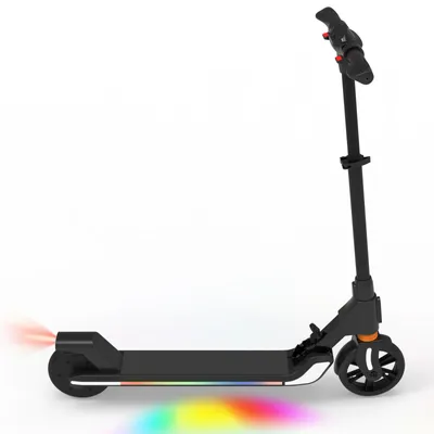 Produktbild von Elektroroller Für Kinder Alter 8-16, Faltbar E-Scooter, 20 km Reichweite, 20km/h, 200W, Höhenverstellbar, LED, Jugendliche Elektroscooter Schwarz