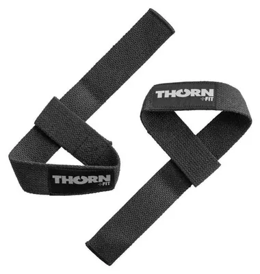 Obrázek produktu pro Zvedací popruhy THORN FIT, bavlna, černé