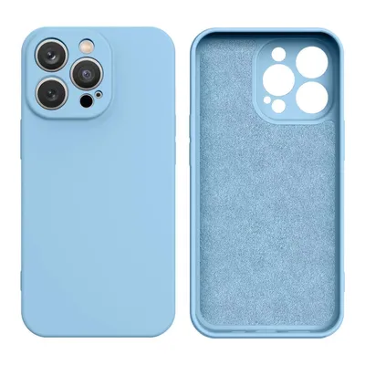 Produktbild von Hlle HQWear Silikonhlle fr Samsung Galaxy A34 5G, Hellblau