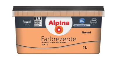 Produktbild von Alpina Farbrezepte Biscotti matt 1 Liter
