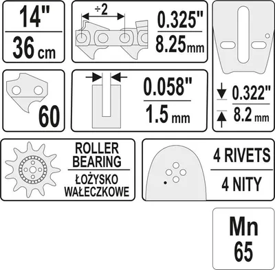 Obrázek produktu pro Yato YT-849311, 1 kusů, Ocel