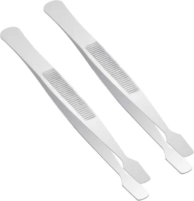 Obrázek produktu pro Přenosné pinzety z nerezové oceli, 2 kusy, ergonomický design, antistatické, precizní úchop, vhodné pro