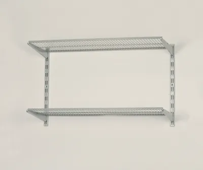 Produktbild von Element System Regal-Set Storage Wandregal Wandboard Bücherregal weiß-silber B82,8xH47,3xT33,2 cm