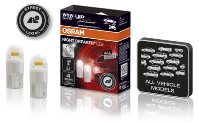 Produktbild von Osram NIGHT BREAKER LED W5W, universelles Standlicht/Positionslicht/Innenraumlic