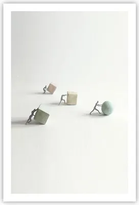 Produktbild von Poster - Poster ohne Rahmen - Symbol Kugel Würfel - 61x91,5 cm - Wand Bild - Wanddeko - Wandbilder - Kunstposter - Wandposter - Bilder - Kunstdruck - Wanddekoration - Wandbild - P2XPA61x91-4688