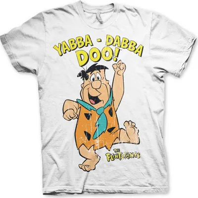 Immagine prodotto di Maglietta Yabba-Dabba-Doo - XX-Large - Bianco