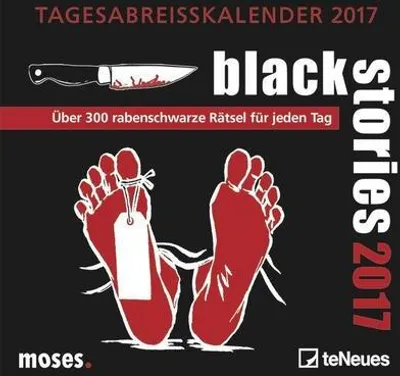 Produktbild von black stories 2017 Abreißkalender