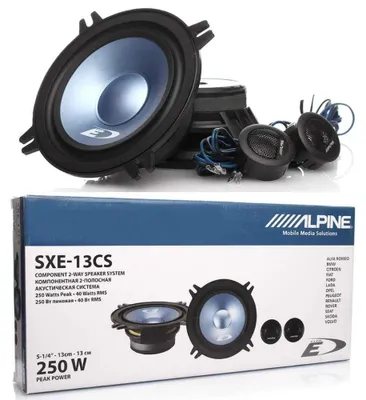 Productafbeelding van 2-weg luidsprekerset 5,25" 40 watt rms 250 watt max per paar