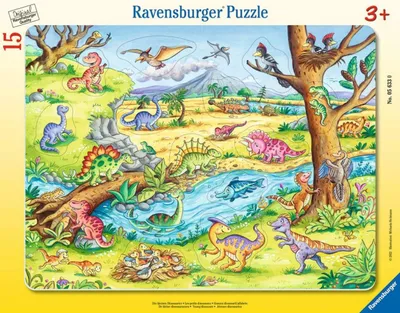 Obrázok produktu pre Puzzle Dinosaury 12 dielikov