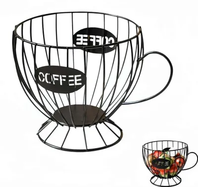 Immagine prodotto di Porta capsule per caffè in metallo - Organizzatore per la cucina - Nero