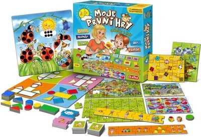 Obrázek produktu pro Moje první hry - 11 edukativních her pro nejmenší