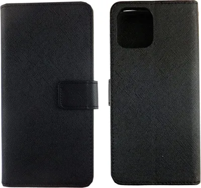 Produktbild von Apple iPhone 12 Pro Max Tasche Handy Hülle Schutz-Cover Flip-Case mit Kartenfach Schwarz
