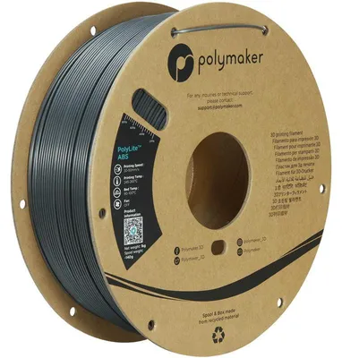 Produktbild von Polymaker ABS 1.75mm DARK GREY 1kg