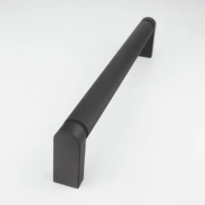 Produktbild von Handgriffshop Anne-Marinde Möbelgriff Schwarz 192 mm Küchengriff Schrankgriff Schubladengriff Möbelbeschlag Lochabstand 192mm Griff Schwarz-Matt