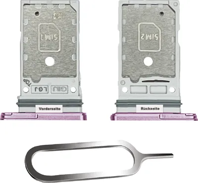 Produktbild von Samsung Galaxy S21 Fe 5G Sim Karten Halter Tray Adapter Fach Stecker Slot + Nadel Dual Lavender Violett