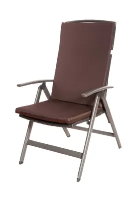 Produktbild von Stuhlkissen 1er | Sitzkissen 110x47x4cm Braun | gartenkissen auf rataanmöbel | stuhlkissen outdoor | sitzkissen hochlehner