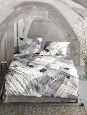Produktbild von Irisette GmbH & Co. KG Mako-Satin Bettwäsche Set Wave 8889 Farbe natur Größe 155x220+80x80