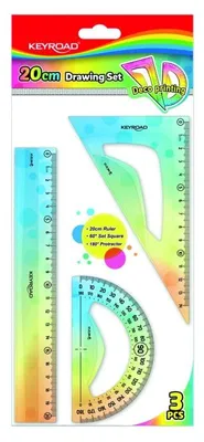 Productafbeelding van Keyroad Pastel Deco Geometrische Set, 20 Cm, 9432