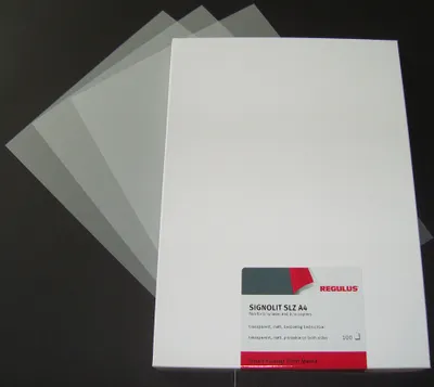 Zdjęcie produktu dla Folia do kopiowania A3 przezroczysta/matowa 100 arkuszy SIGNOLIT-SLZ